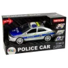 LEAN TOYS Policijos automobilis 1:14 Friction Drive Garsai Šviesa Sidabrinis
