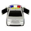 LEAN TOYS Policijos automobilis 1:14 Friction Drive Garsai Šviesa Sidabrinis