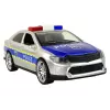 LEAN TOYS Policijos automobilis 1:14 Friction Drive Garsai Šviesa Sidabrinis