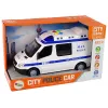 LEAN TOYS Policijos automobilis su trinties varikliu, garsu ir šviesomis
