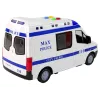 LEAN TOYS Policijos automobilis su trinties varikliu, garsu ir šviesomis