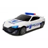 LEAN TOYS Policijos automobilio saugojimo garažas 2in1 su policininku, mažais automobiliais, garsu ir šviesa