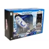 LEAN TOYS policijos lėktuvas su automobiliais 1:64 su šviesomis ir garsais