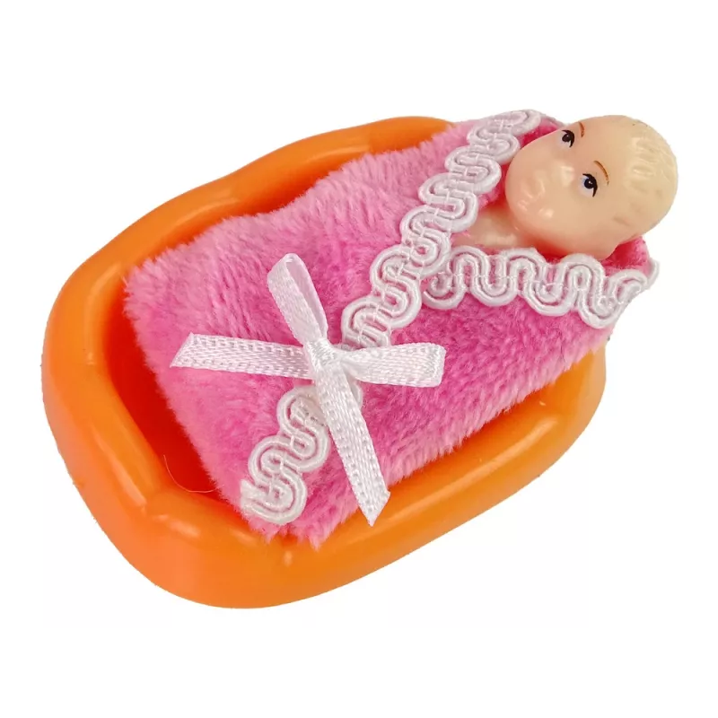 LEAN TOYS Nėščia kūdikio lėlė su ilgais plaukais ir aksesuarais