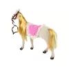 LEAN TOYS Princess Doll with White Pony Figures Accessories