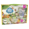 LEAN TOYS Dėlionė Gyvūnų mokykla 100 dalių