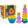 LEAN TOYS Piramidiniai puodeliai kūdikiams Asterisks