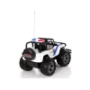 LEAN TOYS R/C nuotoliniu valdymu automobilis JEEP policijos patrulis su atidaromomis durelėmis