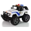 LEAN TOYS R/C nuotoliniu valdymu automobilis JEEP policijos patrulis su atidaromomis durelėmis