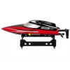 LEAN TOYS R/C Remote Controlled Motorboat 2.4G Red 20-25 KM/H