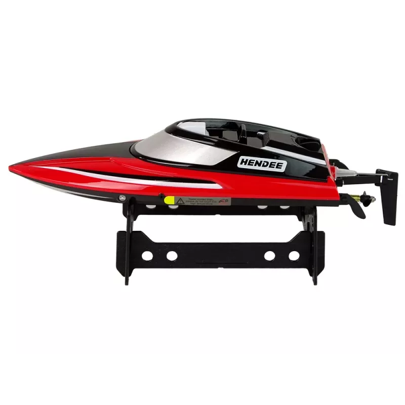 LEAN TOYS R/C Remote Controlled Motorboat 2.4G Red 20-25 KM/H