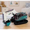 LEAN TOYS RC vikšrinis ekskavatorius su judančia strėle ir žibintais 1:14
