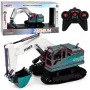 LEAN TOYS RC vikšrinis ekskavatorius su judančia strėle ir žibintais 1:14