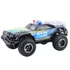 LEAN TOYS RC visureigis policijos automobilis 1:8 juodas