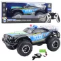 LEAN TOYS RC visureigis policijos automobilis 1:8 juodas