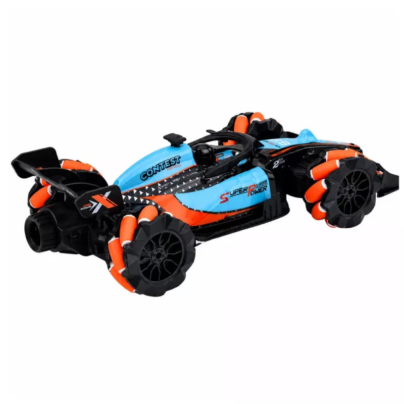 LEAN TOYS RC Sports nuotoliniu valdymu lenktyninis automobilis, drijfto manevrai, šviesos ir garsai, 1:14