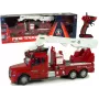 LEAN TOYS Gaisrinis automobilis su nuotolinio valdymo pultu 2.4G su šviesomis ir garsais, raudonas