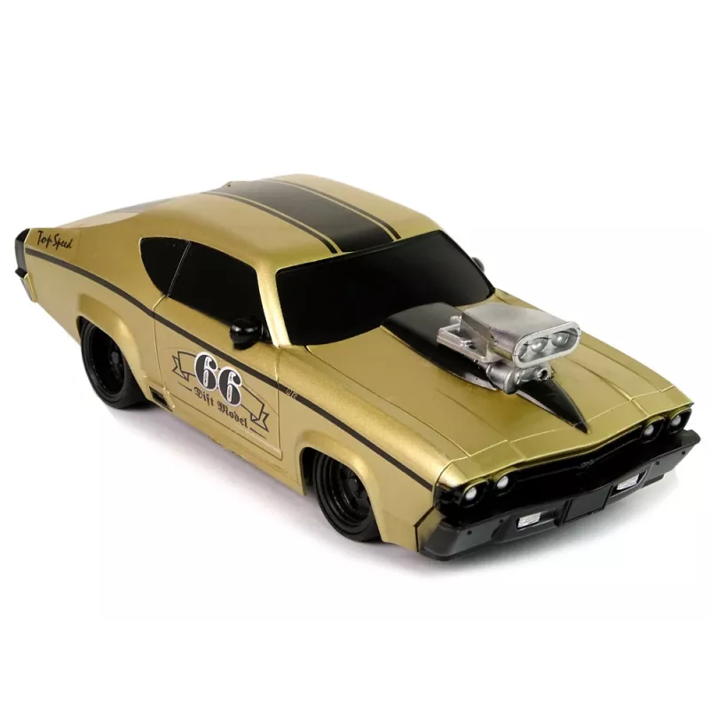 LEAN TOYS nuotolinio valdymo sportinis automobilis Classic 1:20 Gold Pilot