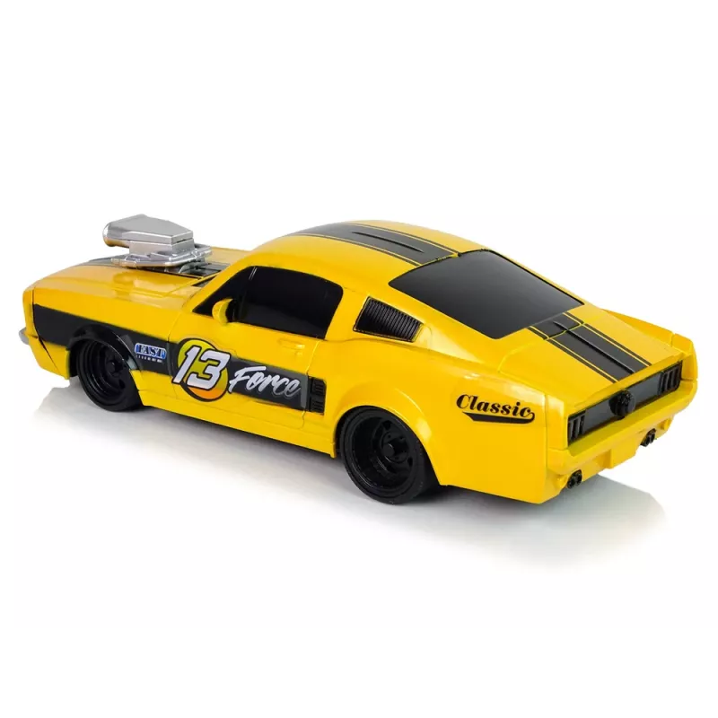 LEAN TOYS nuotolinio valdymo sportinis automobilis Classic 1:20 Yellow Pilot
