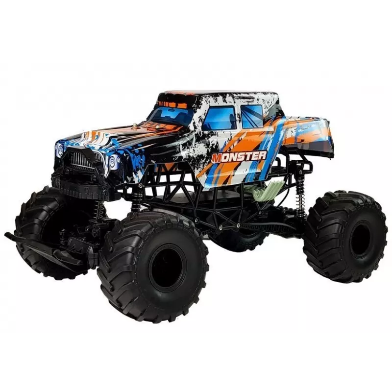 LEAN TOYS nuotoliniu valdymu 2.4G 4x4 oranžinis 57 cm