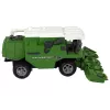 LEAN TOYS Nuotoliniu valdymu valdomas žemės ūkio kombainas R/C su šviesomis, žalias