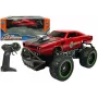 LEAN TOYS nuotoliniu būdu valdomas automobilis visureigis R/C raudonas aukštais ratais
