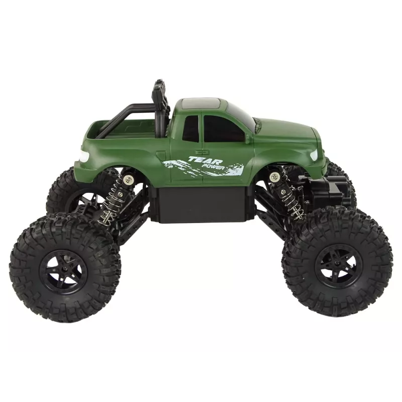 LEAN TOYS nuotoliniu valdymu automobilis R/C 2.4 GHz 1:18 žalias