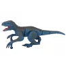 LEAN TOYS nuotoliniu valdymu valdomas dinozauras Velociraptor su garsu ir riaumojimu, mėlynas