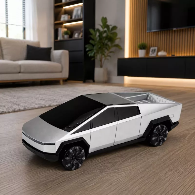 LEAN TOYS nuotoliniu valdymu elektrinis pikapas 1:12 su įkrovimo stotele