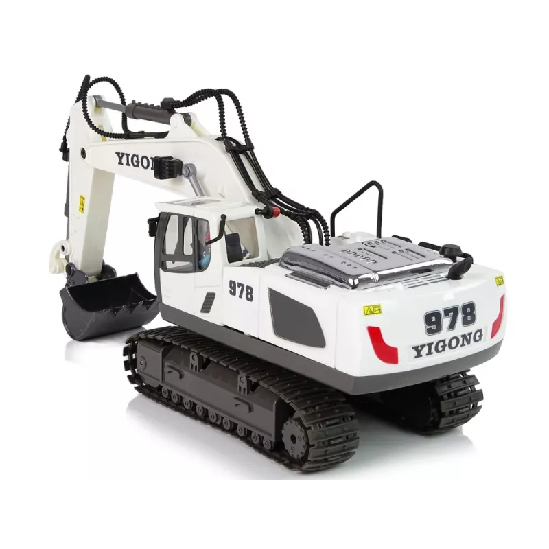 LEAN TOYS nuotoliniu valdymu ekskavatorius su vikšriniais ratais 2.4 G Pilot