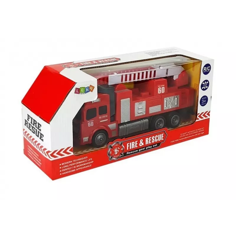 LEAN TOYS nuotoliniu valdymu gaisrinis automobilis R/C