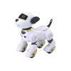 LEAN TOYS nuotolinio valdymo interaktyvus robotas šuo – auksinis, šokantis, programuojamas, įkraunamas