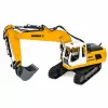 LEAN TOYS nuotoliniu valdymu RC vikšrinis ekskavatorius su šviesomis ir garsais, geltonas, 1:16