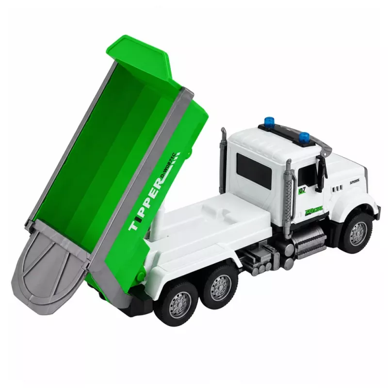 LEAN TOYS nuotoliniu valdymu RC savivartis su judančiu kėbulu, žalias, 1:14