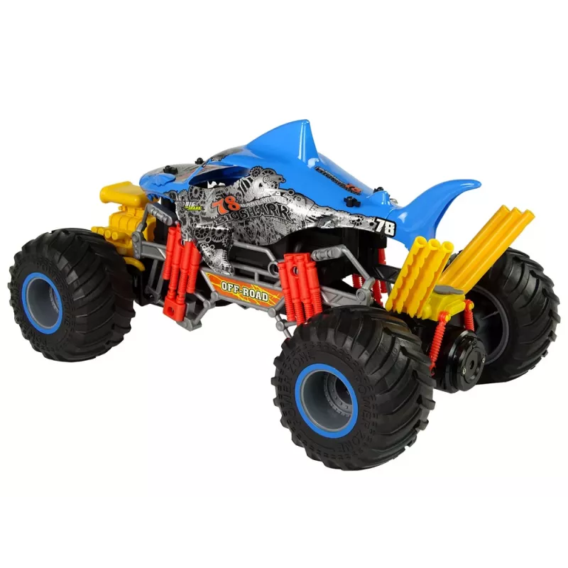 LEAN TOYS nuotoliniu valdymu ryklys visureigis 1:10 2.4G mėlynas 15 km/h Steam
