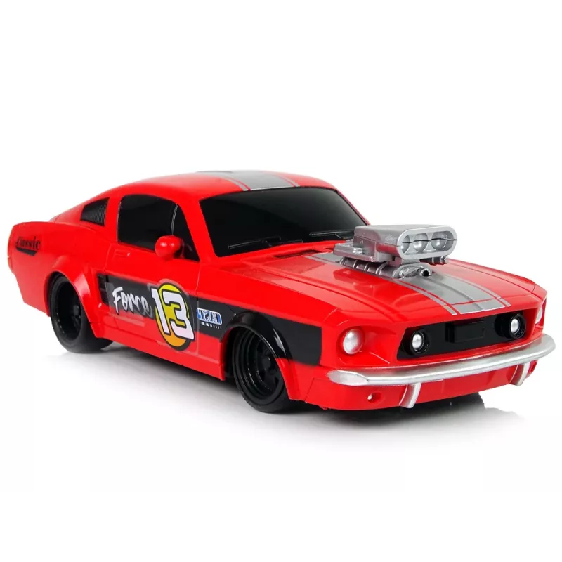 LEAN TOYS nuotoliniu valdymu sportinis automobilis 1:20 raudonas pilotas