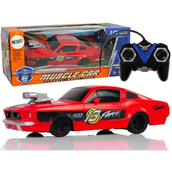 LEAN TOYS nuotoliniu valdymu sportinis automobilis 1:20 raudonas pilotas