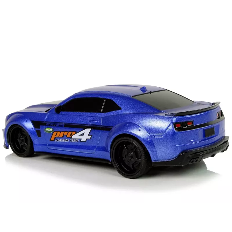 LEAN TOYS nuotoliniu būdu valdomas sportinis automobilis 1:24 lenktyninis su mėlynais tonuotais langais