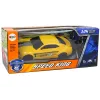 LEAN TOYS nuotoliniu valdymu sportinis automobilis 1:24 lenktyninis geltonas su tonuotais langais
