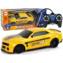 LEAN TOYS nuotoliniu valdymu sportinis automobilis 1:24 lenktyninis geltonas su tonuotais langais