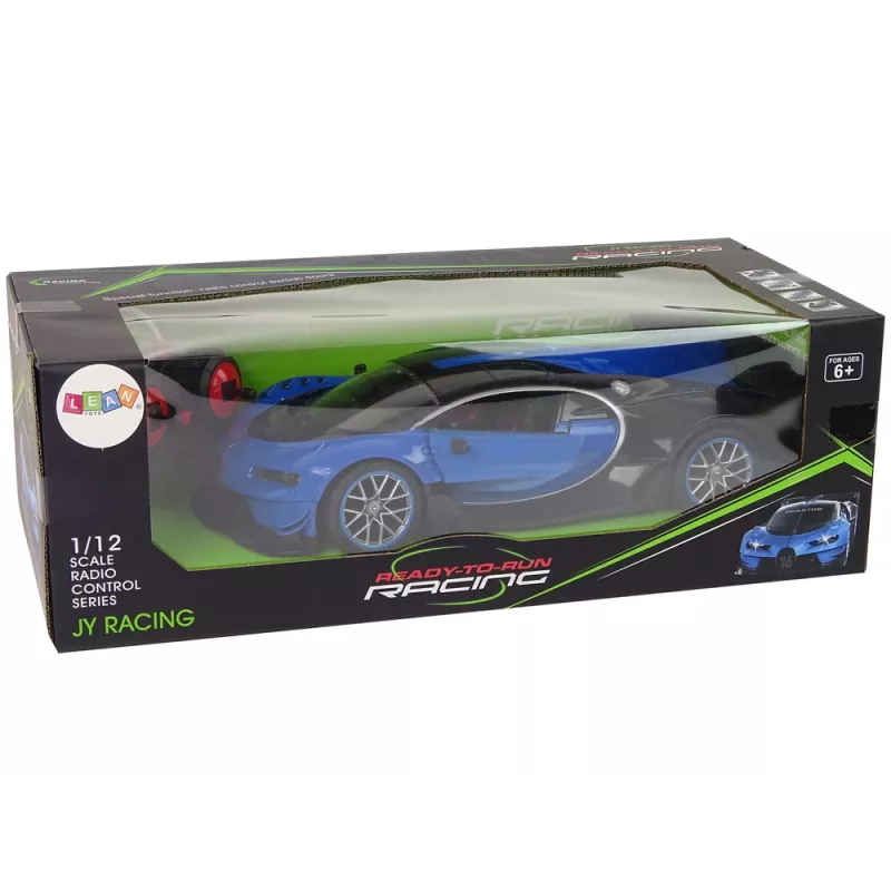 LEAN TOYS nuotolinio valdymo sportinis automobilis su LED priekiniais žibintais ir R/C nuotolinio valdymo pulteliu