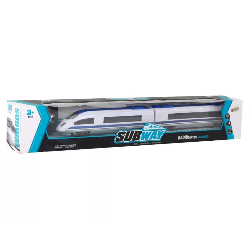 LEAN TOYS nuotoliniu valdymu traukinys 65 cm R/C šviesomis