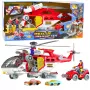 LEAN TOYS Gelbėjimo sraigtasparnis su daugiafunkciais priedais, šviesomis ir garsais