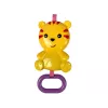 LEAN TOYS Sūpynės 2viename Mėlynas Tigras Garsai Vibracija