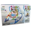 LEAN TOYS Sūpynės 2v1 Mėlyna Zebra Garsai Vibracija