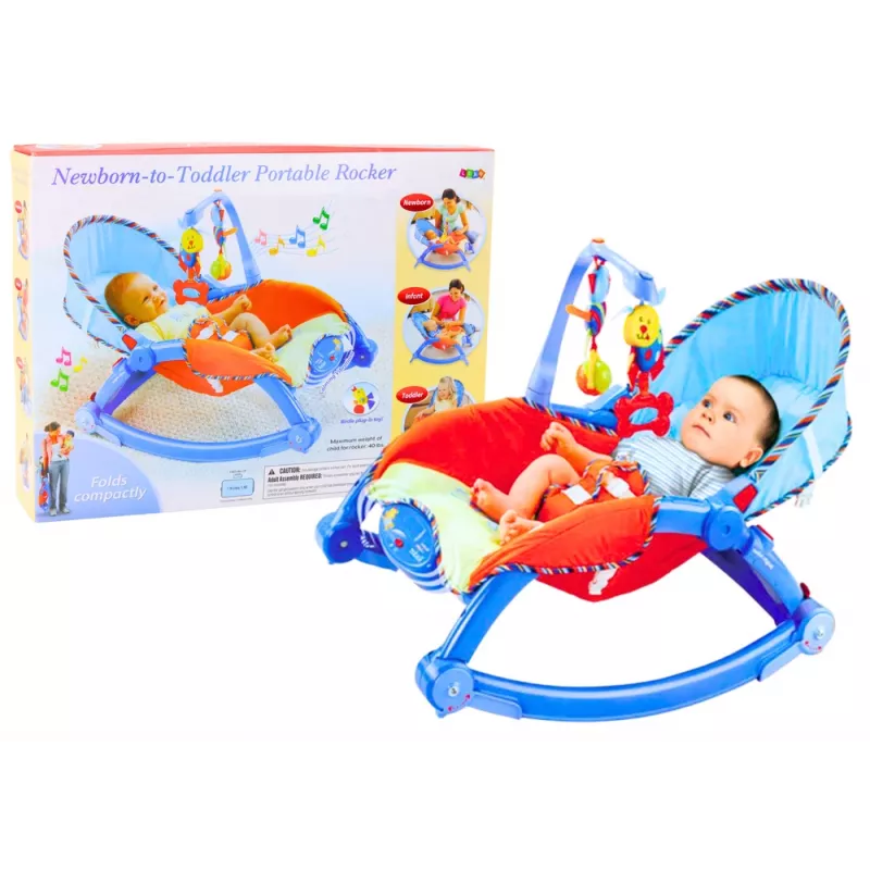 LEAN TOYS Sūpynės naujagimiams ir mažiems vaikams Spalvingos