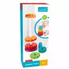 LEAN TOYS Rotating Pyramid Tower Sorter Rainbow Puzzle 36cm 6 Pieces