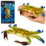 LEAN TOYS Rubber Crab Figurine Stretchable Realistic Sea Animal 19cm