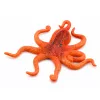 LEAN TOYS guminis aštuonkojis figūrėlė, tampri, realistiškas jūros gyvūnas, 12 cm