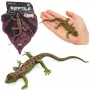LEAN TOYS Smėlio driežo guminė figūrėlė, tampri, realistinė, 15 cm